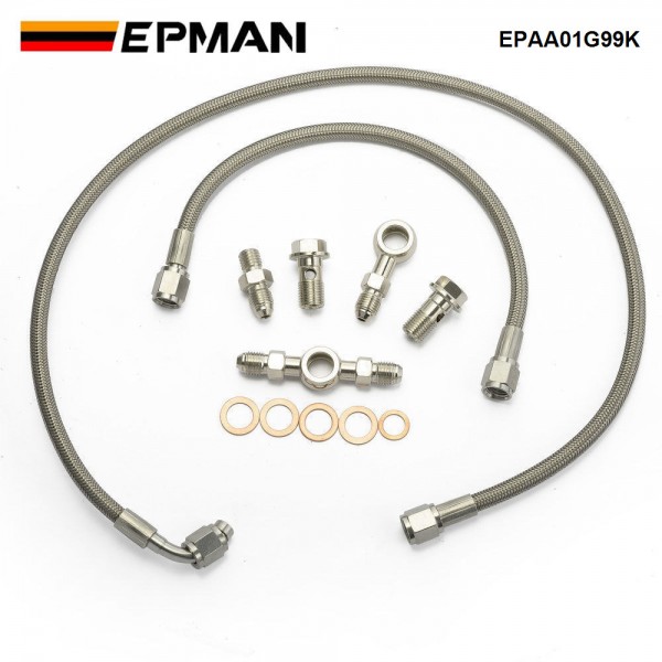 Epman Turbo Oil Feed Line Kit For Subaru Avcs Mitsubishi Tdo Tdo Td